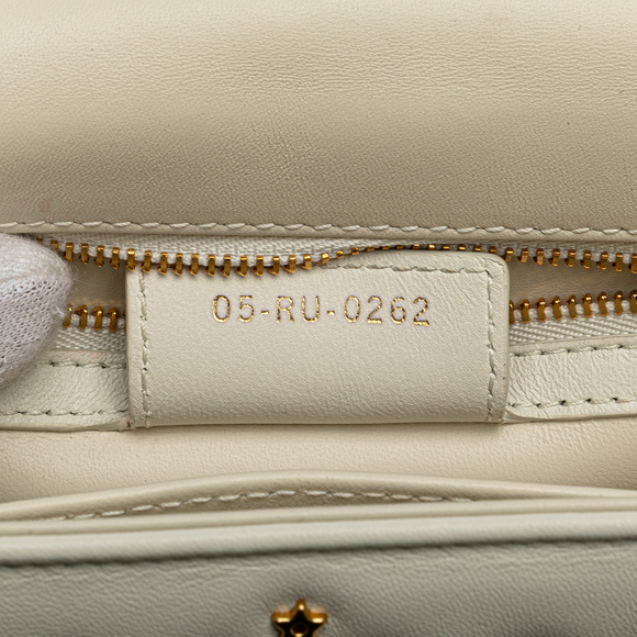 Pre-Loved Dior Mini Calfskin Macrocannage Lucky Star Caro Bag - Picture 6 of 12